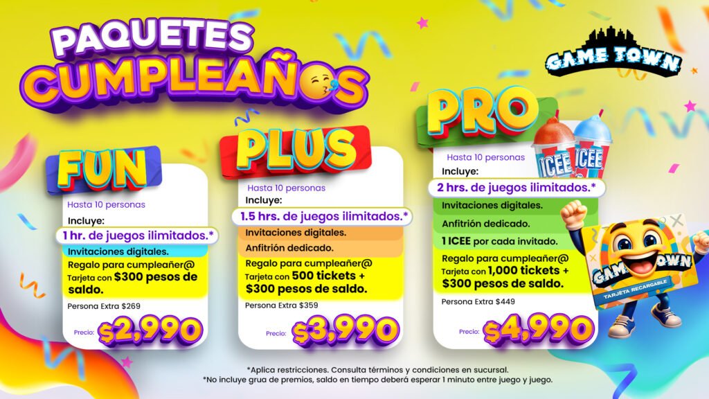 cumpleaños tv paquetes 2026
